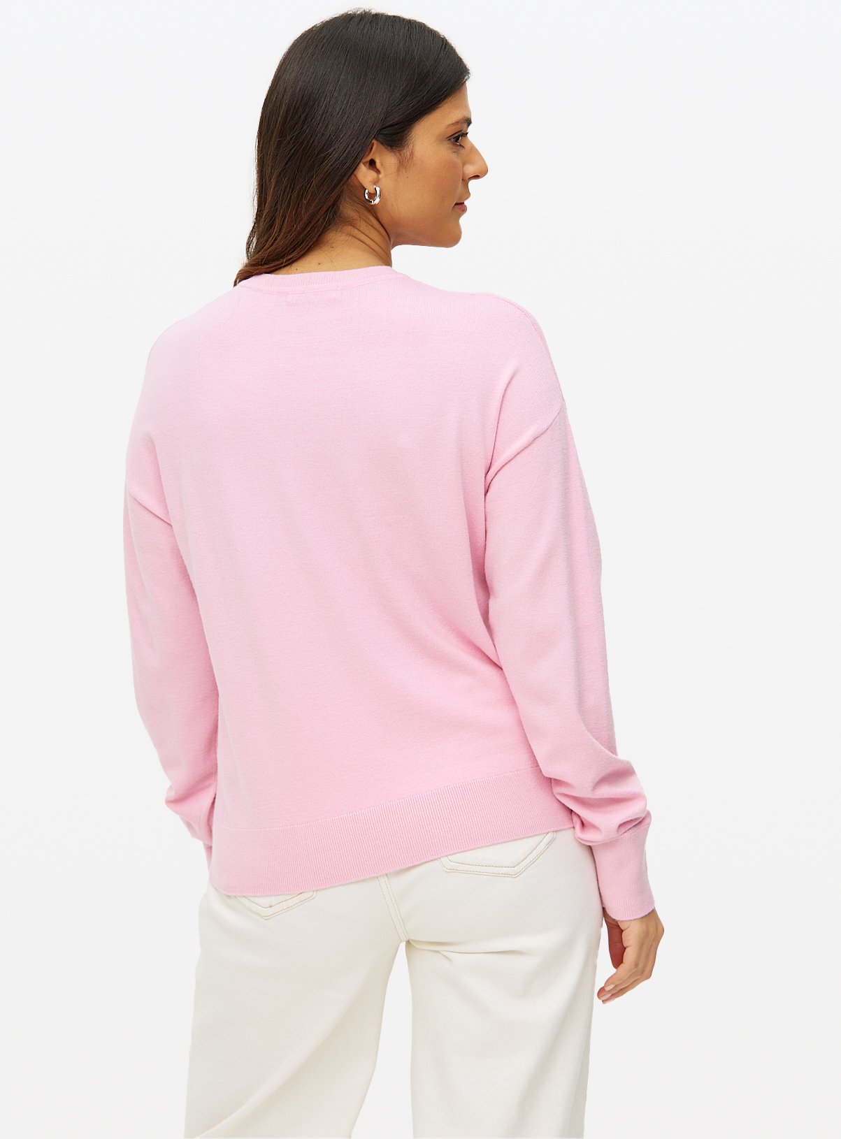Pink Soft Touch Pocket Jumper 16 - Image 4 thumbnail